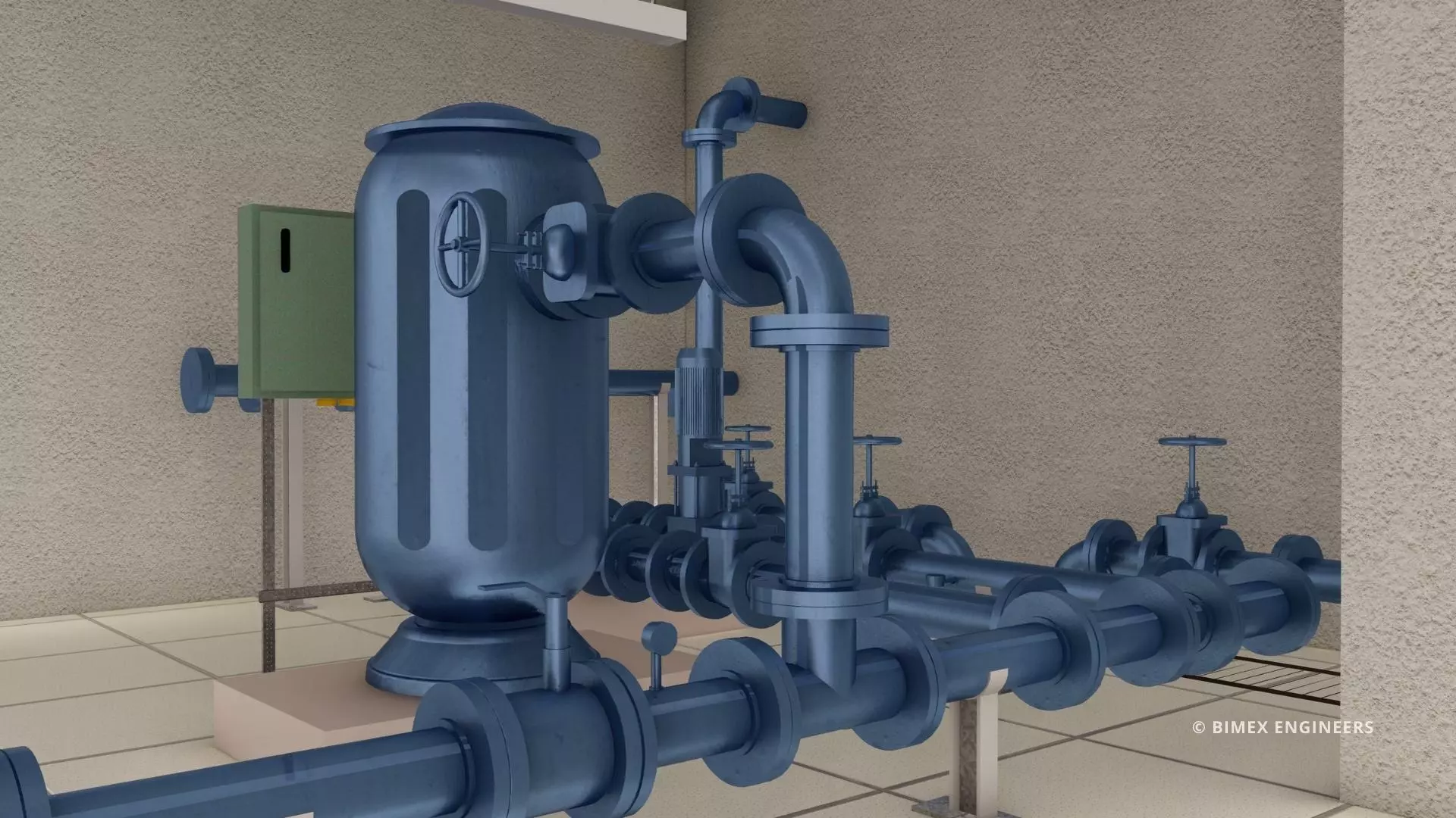 Pump Room MEP Modeling